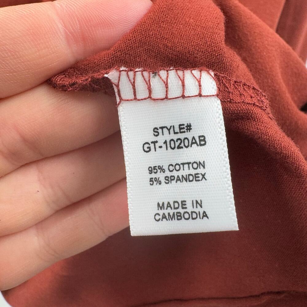 NWOT Zenana burnt orange long sleeve t shirt - Picture 3 of 5
